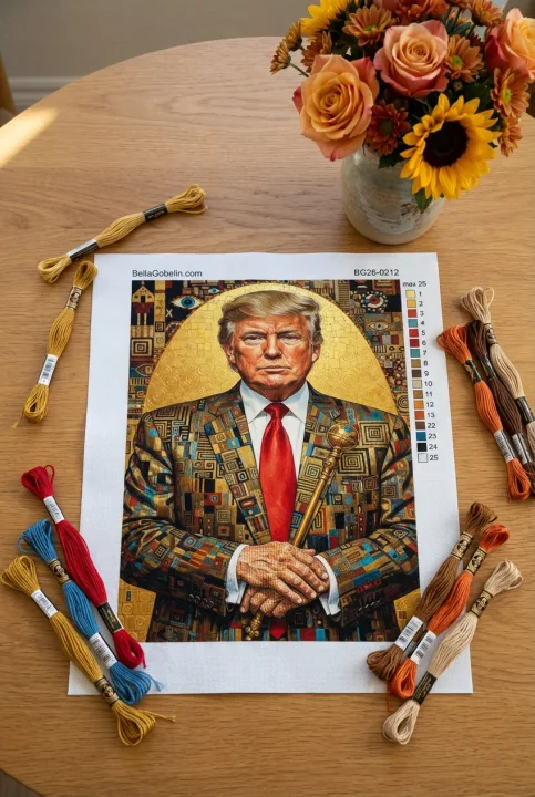 Portret în stilul lui Gustav Klimt – BG26-0212