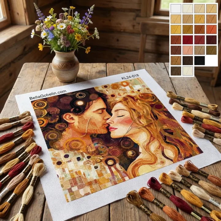 Stil Klimt: Variatii de sărut – KL24-018