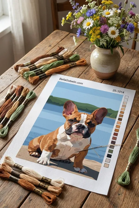 Portret de Bulldog Francez – 25-1014