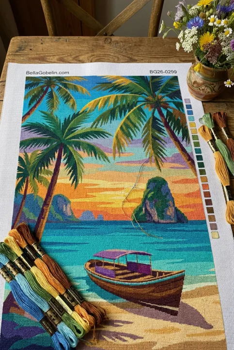 Peisaj tropical de coastă – BG26-0299