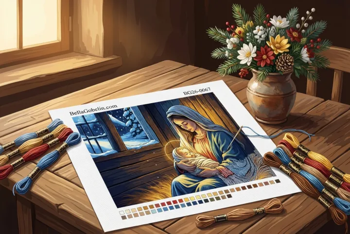 Fecioara Maria cu micuțul Isus