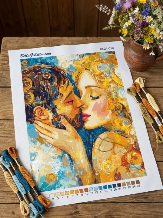 Stilul Klimt: Sărutul - variații – KL24-010