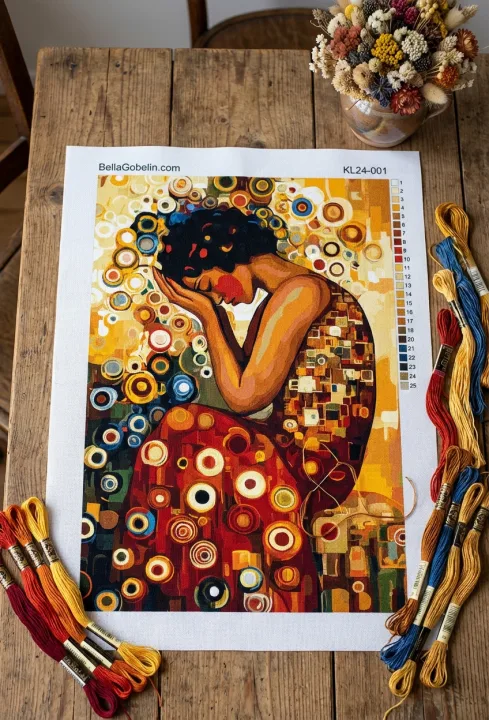 Stilul Klimt: Femeia îndurerată