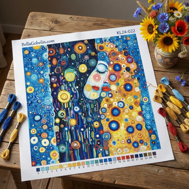 Stil Klimt: Sărut