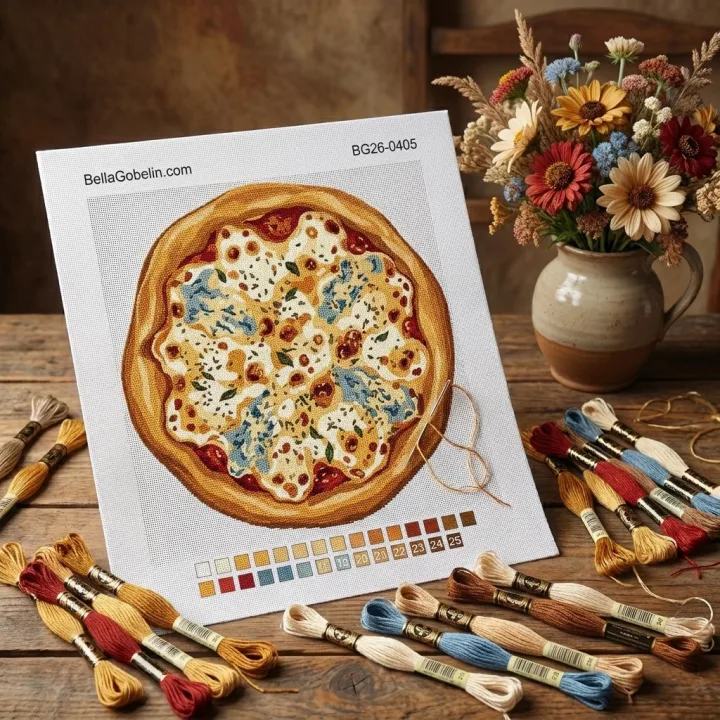 Pizza cu patru brânzeturi