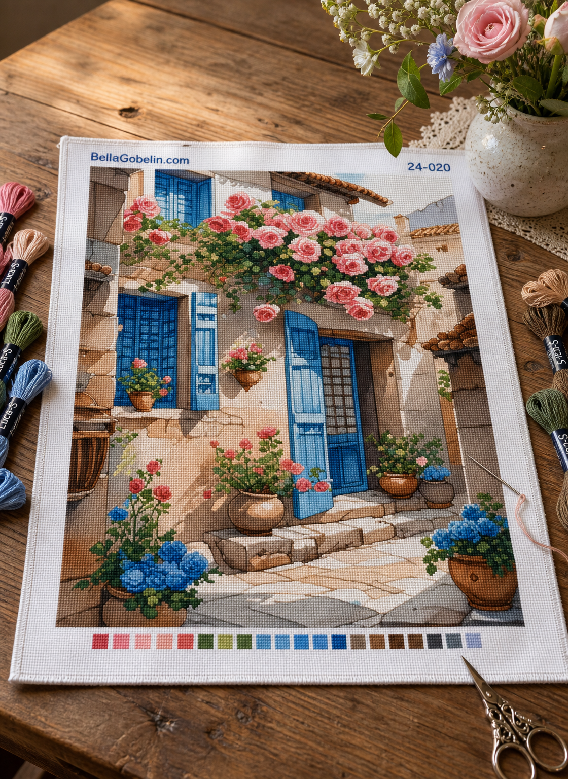 Strada mediteraneană cu flori – 24-020