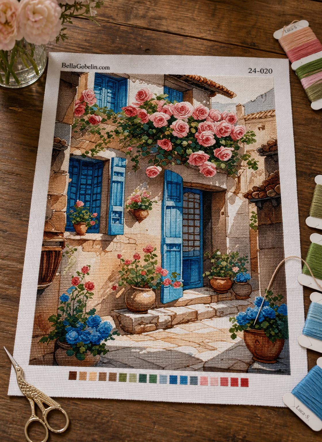 Strada mediteraneană cu flori – 24-020