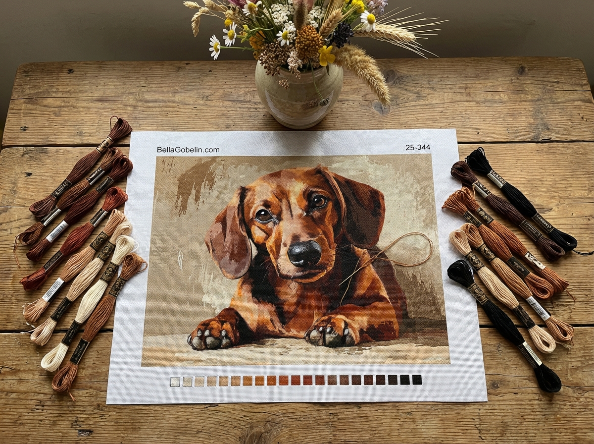Câinele Dachshund Mama Dachshund