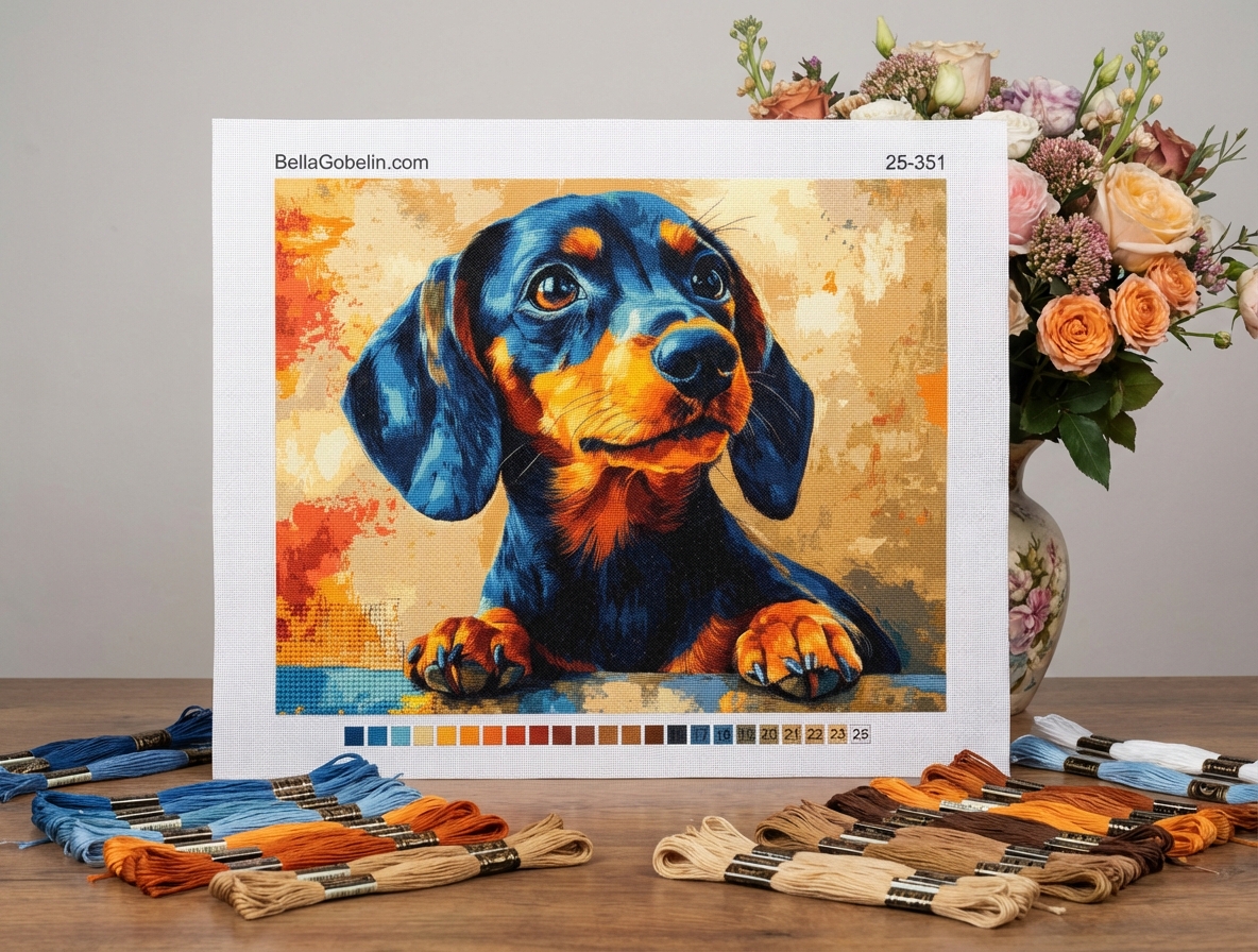 Portret de câine Dachshund, cățel Dachshund – 25-351