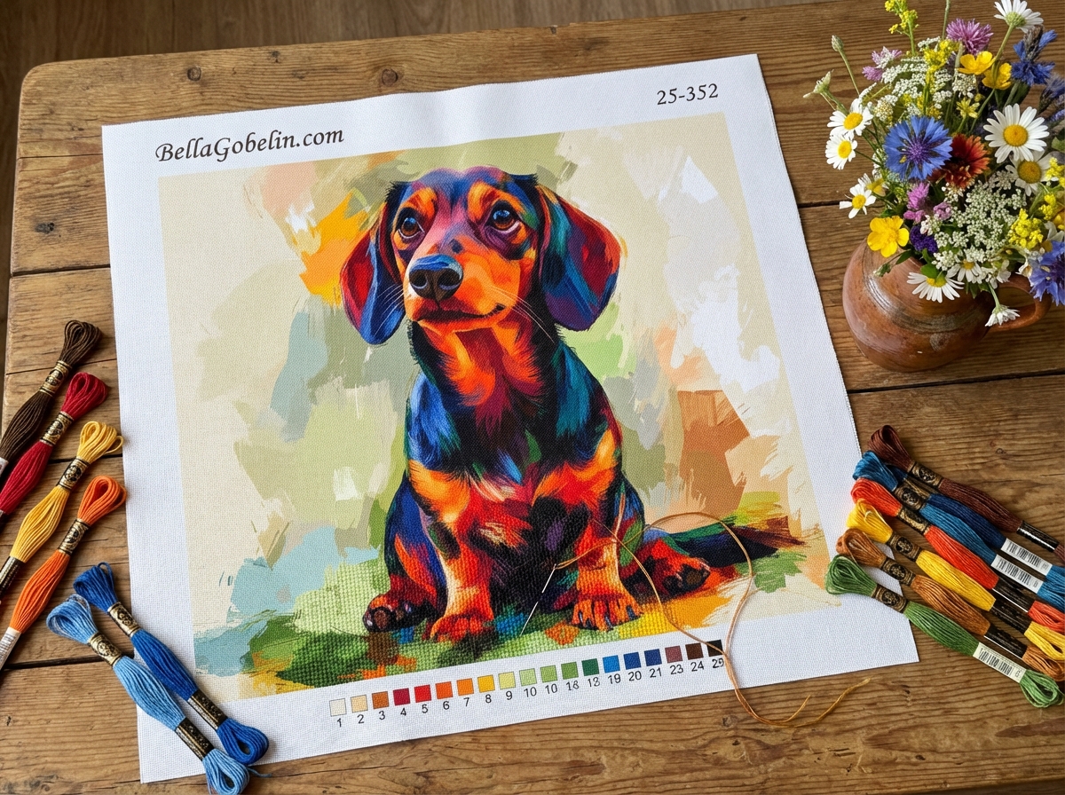 Portret de câine Dachshund, cățel Dachshund – 25-352