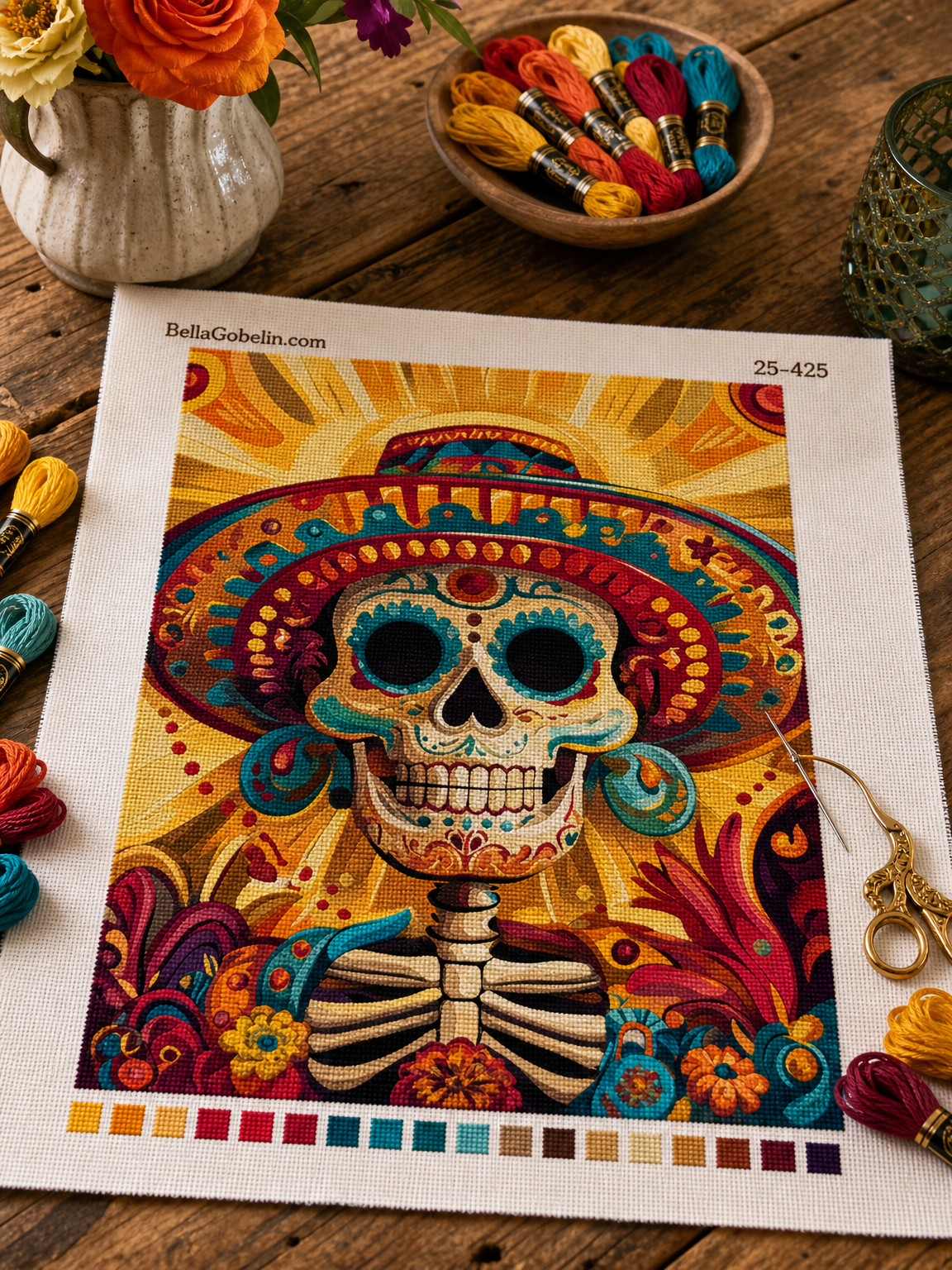 Stil Halloween mexicanesc
