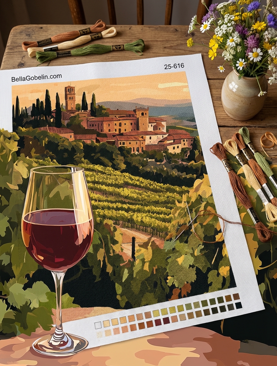 Frumoasa Toscana, Chianti, Vin