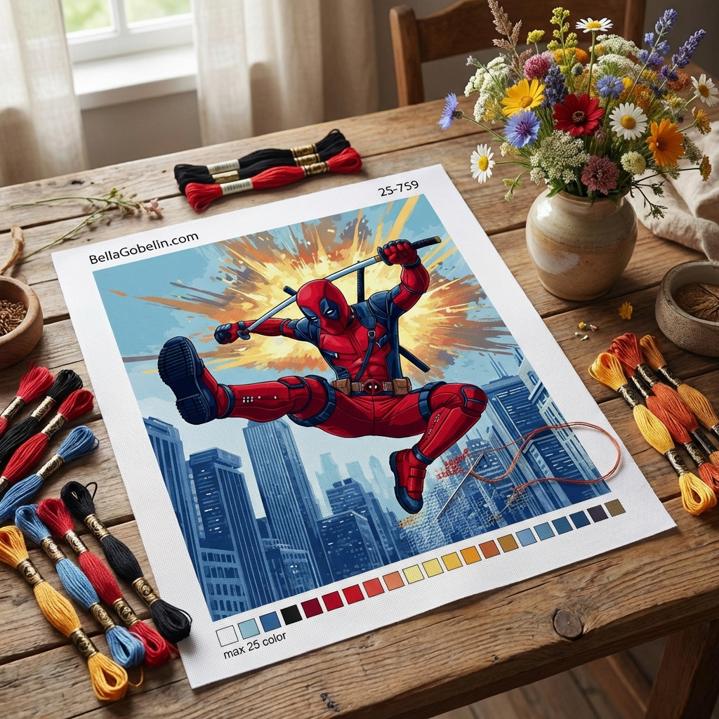 Tablou cu Deadpool