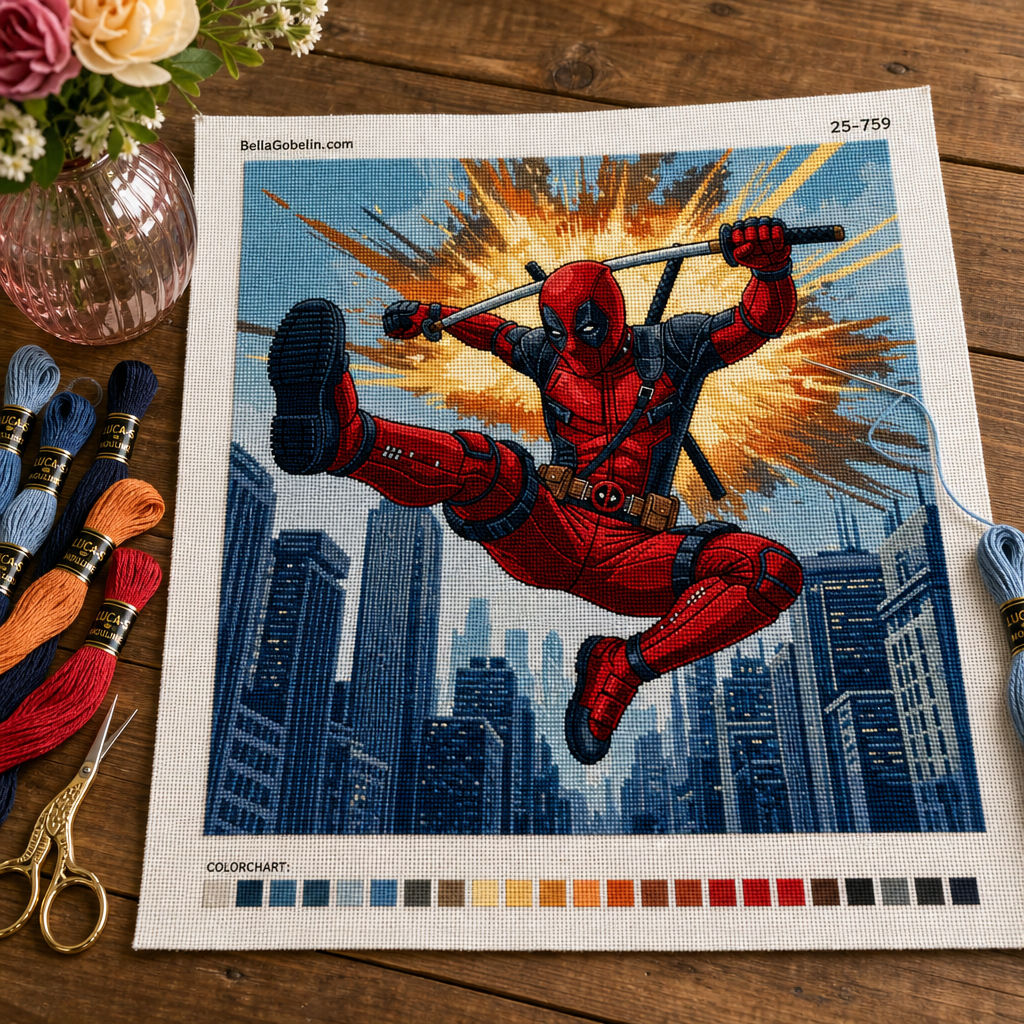 Tablou cu Deadpool