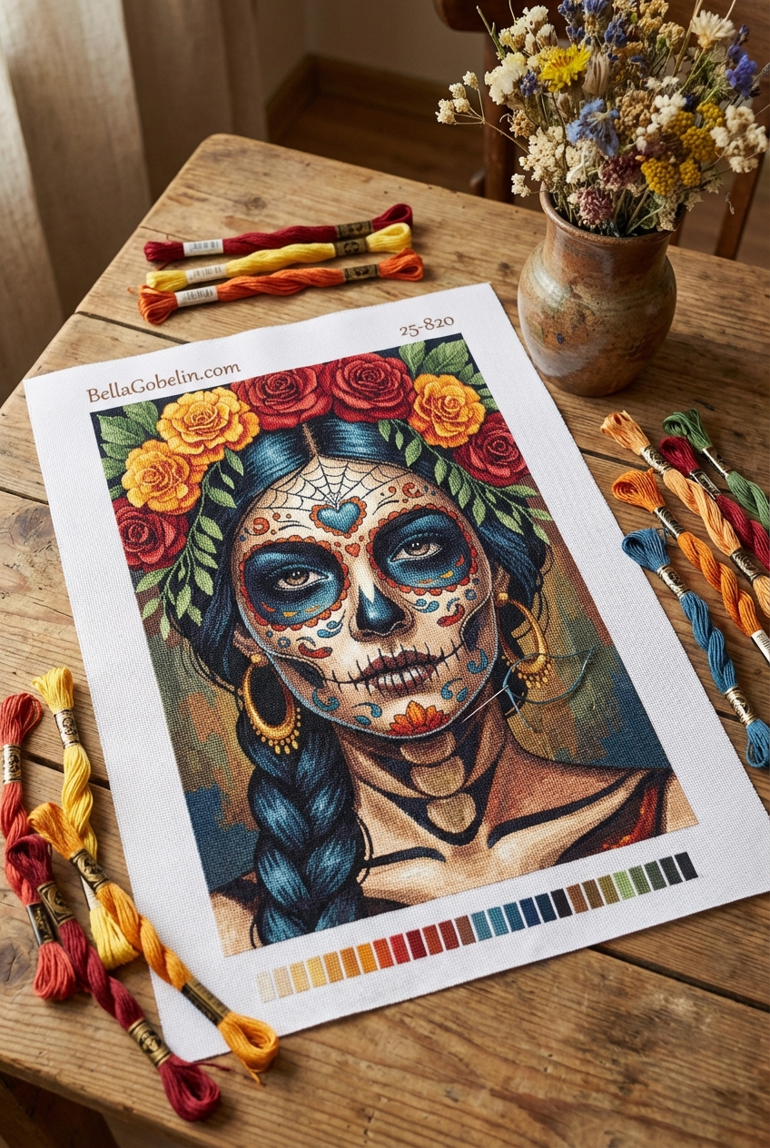 Seria de portrete de Halloween mexicane – 25-820