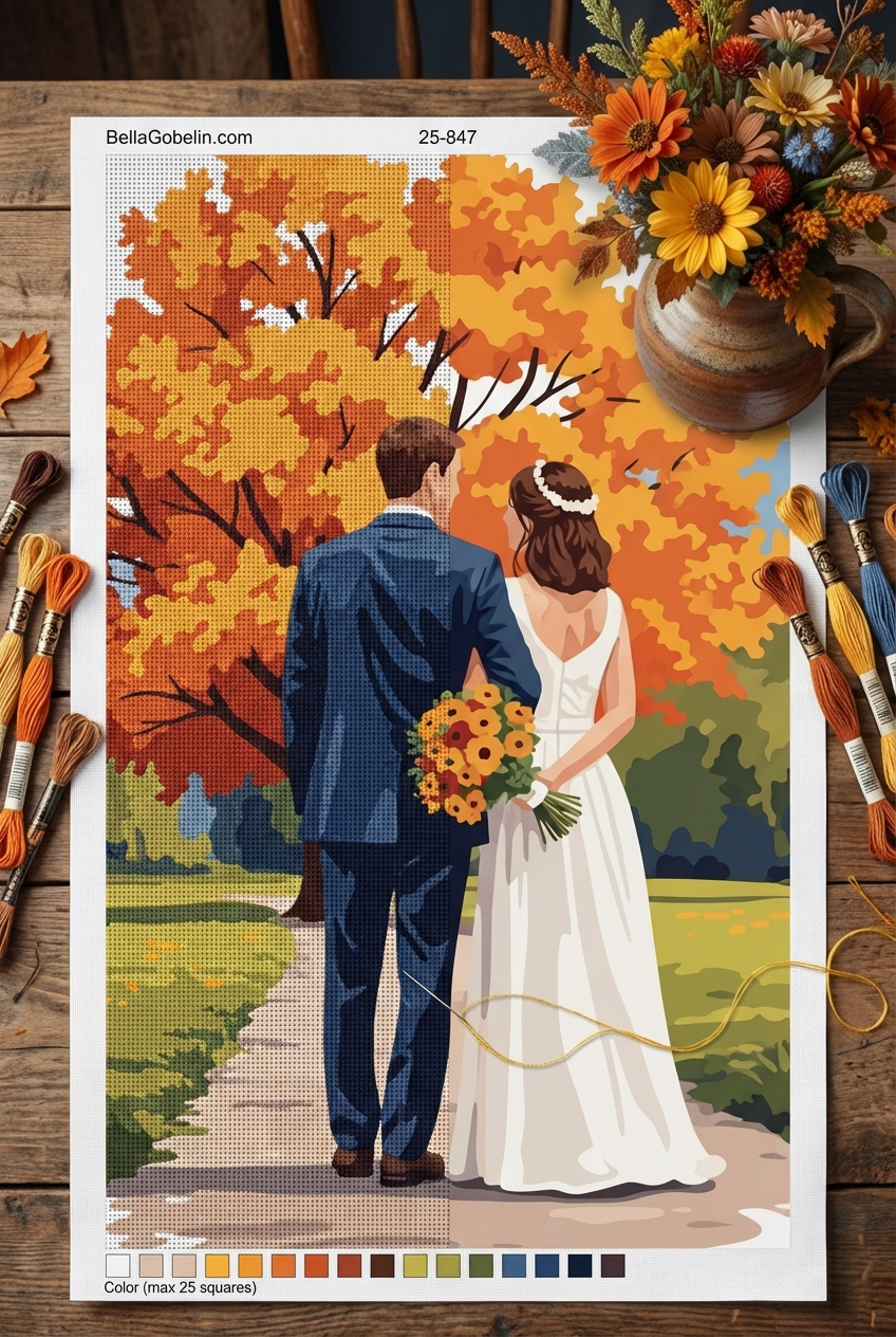 Romantism de toamnă pe alee