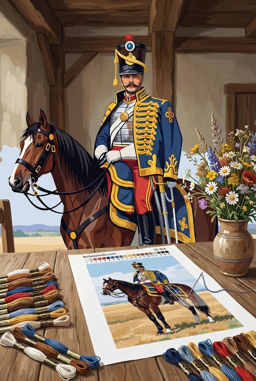 Portret de husar călare