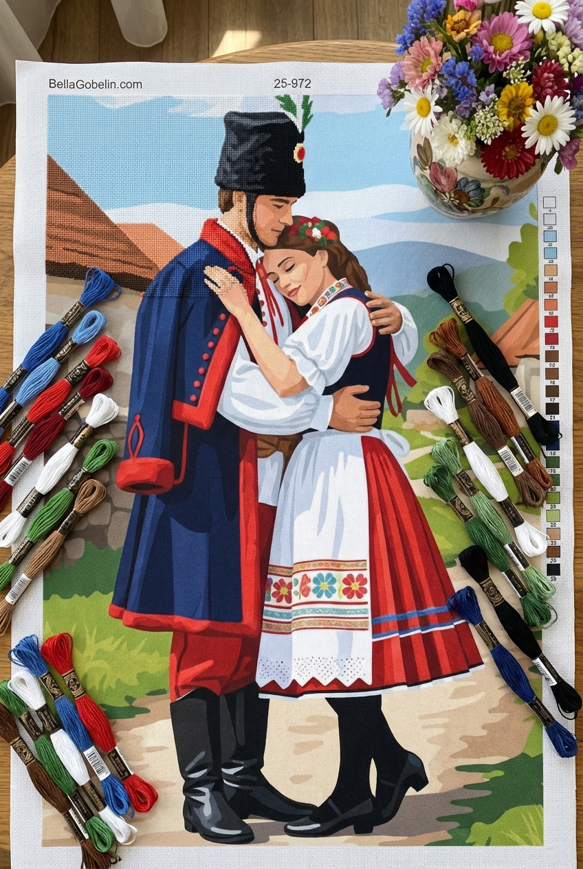 Romantismul din vremurile de odinioară - Tânărul husar și iubita sa