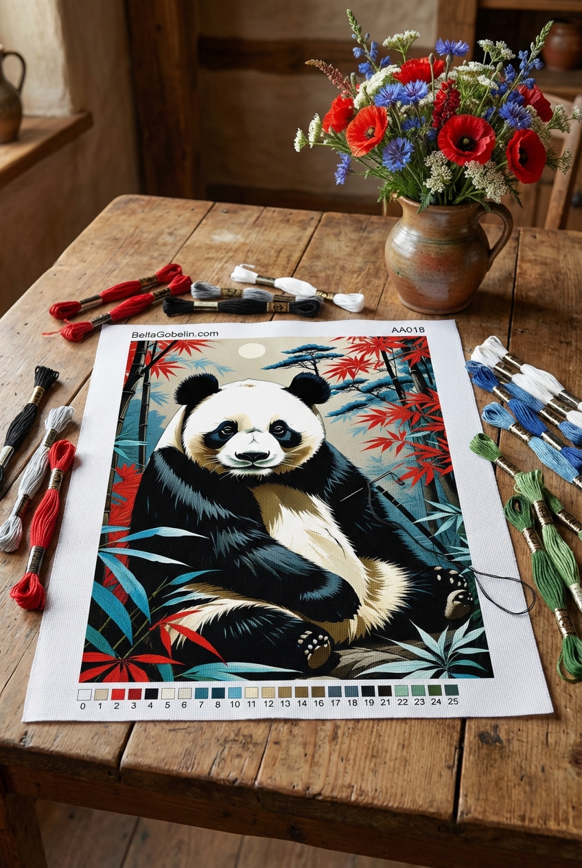 Portret de panda