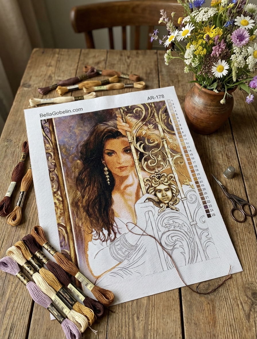 Portret romantic al unei doamne