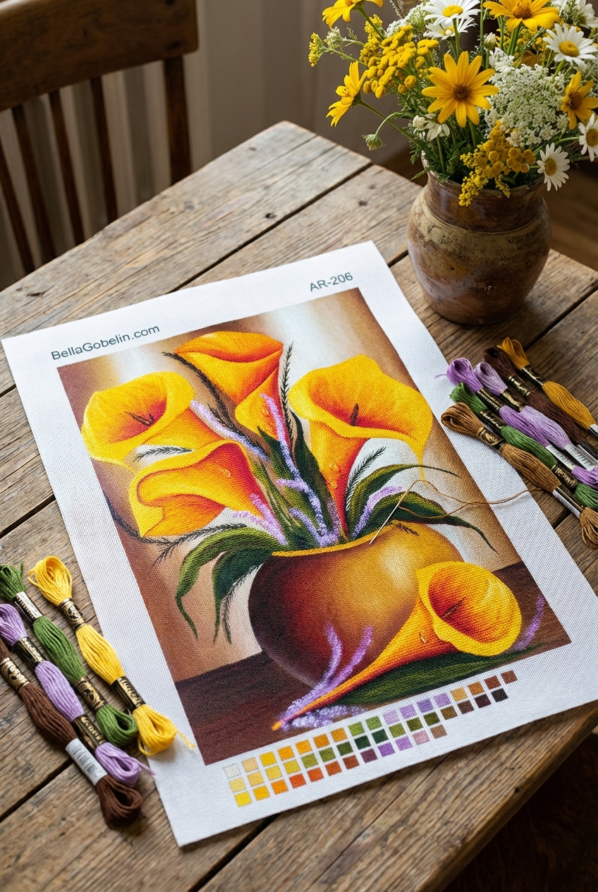 Floare de cală galbenă
