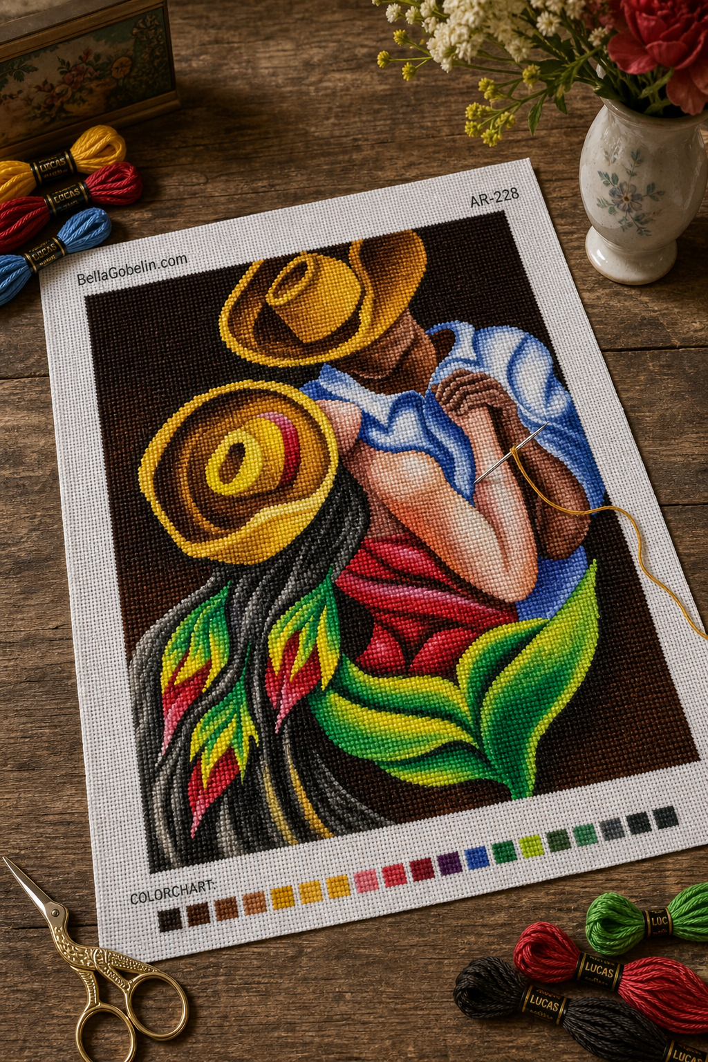 Cuplu de dansatori mexicani
