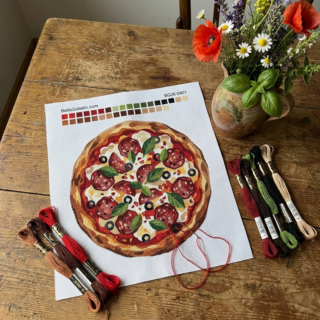 Pizza cu salam