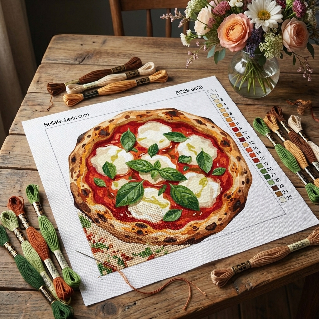 Pizza cu mozzarella di bufala