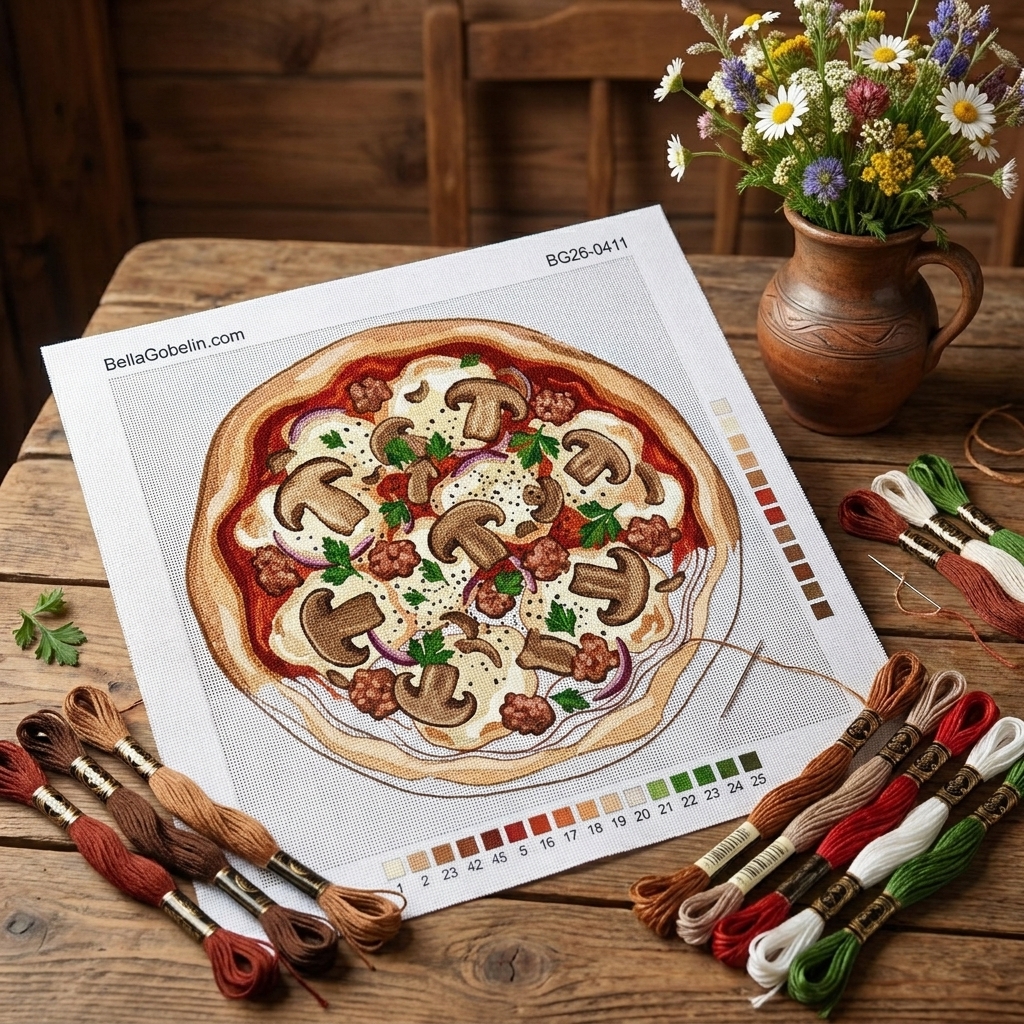 Pizza Boscaiola Italiană