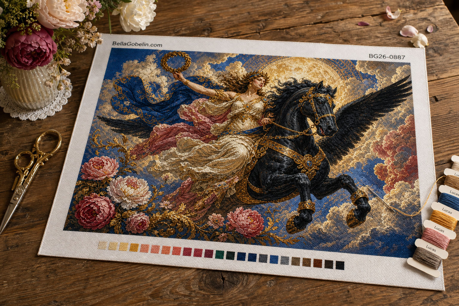 Pegasus în lumina lunii