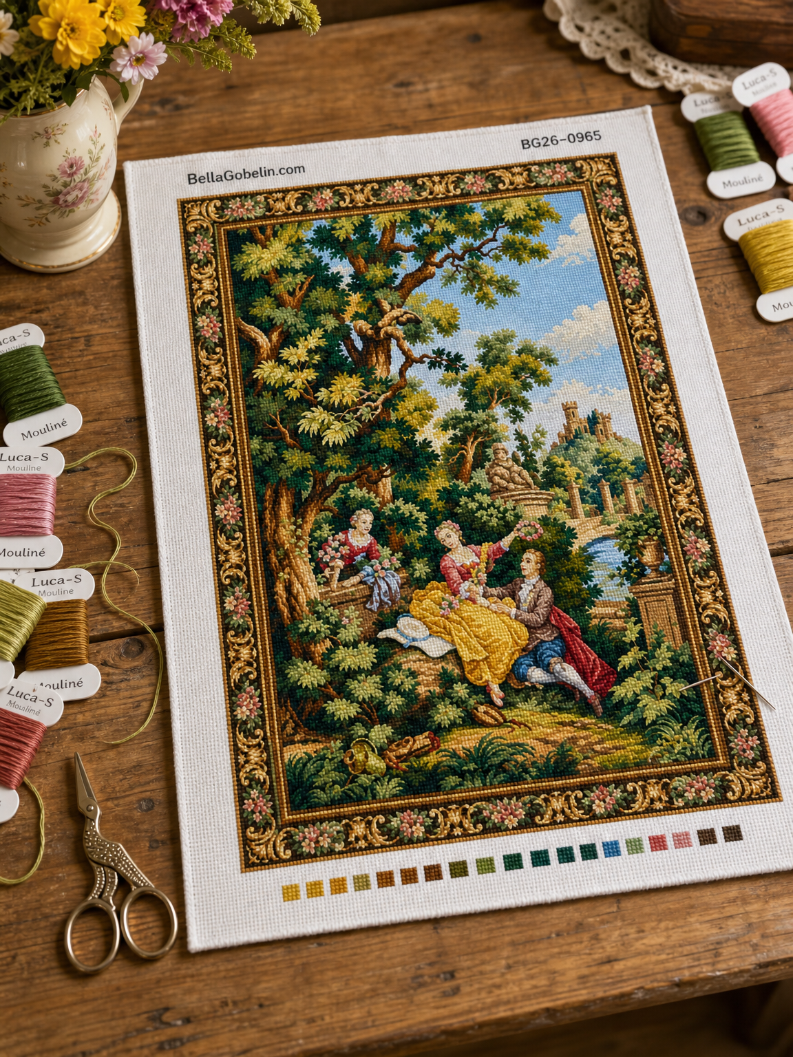 Idil de grădină rococo