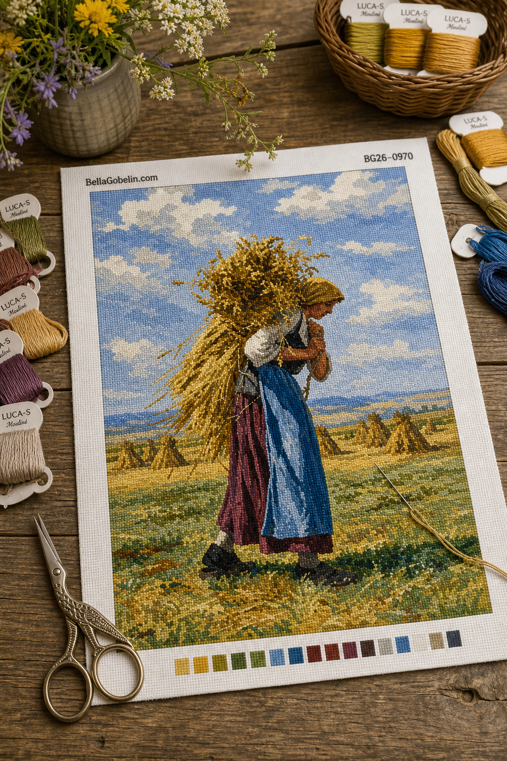 Femeie agricultoare pe câmp