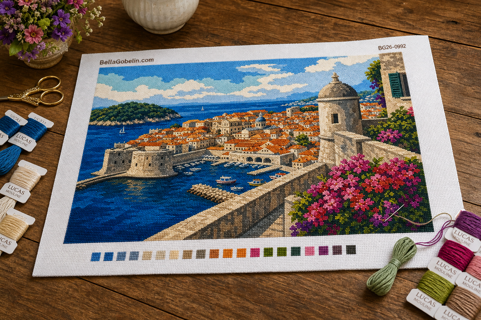 Panorama portului Dubrovnik
