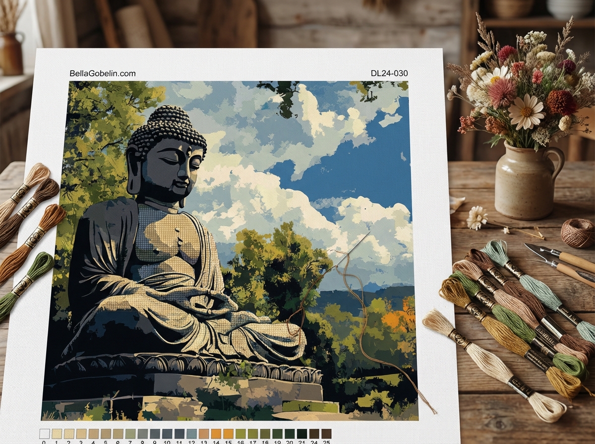 Statuie de piatră Buddha