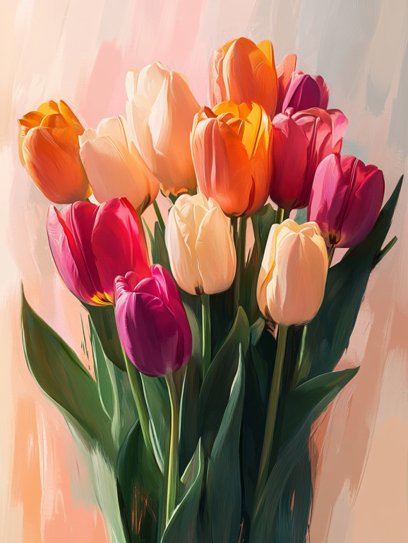 Tulipáncsokor – 25-509