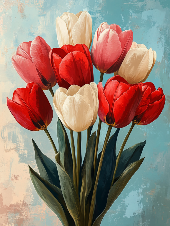 Tulipáncsokor – 25-511