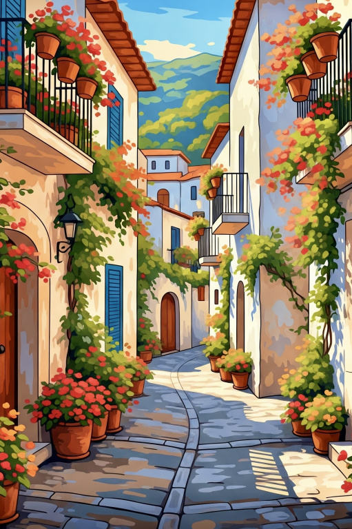 Mediterrán utcák sorozat – 25-777