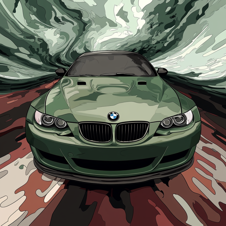 Autó portré: a zöld BMW
