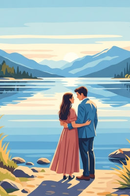 Romantism la lac