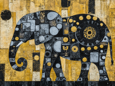 Elefant în stil Klimt – 25-112