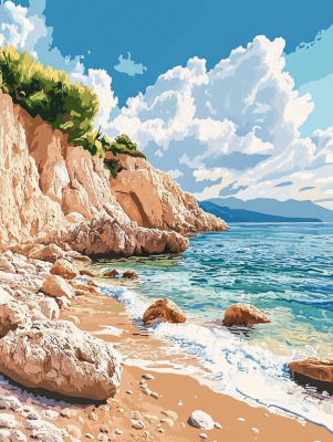 Mal litoral stâncos
