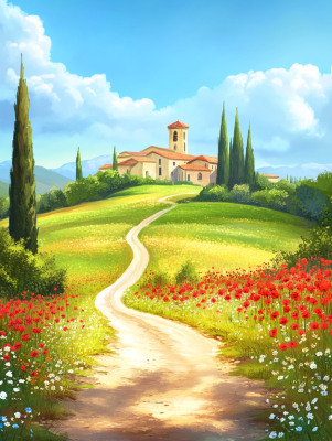 Micu sat în Toscana