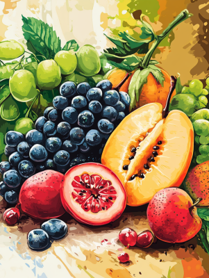 Natura moart cu fructe – 25-301