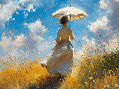 Monet, variații cu doamna cu umbrelă – 25-335