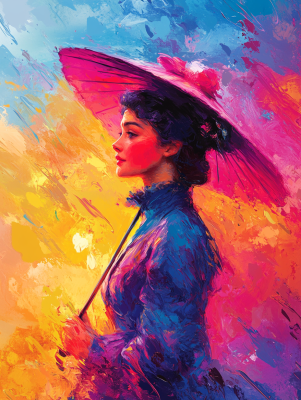 Doamna cu umbrelă variații – 25-339