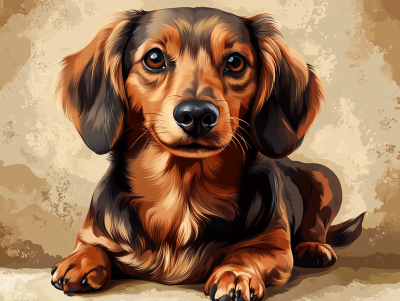 Câinele Dachshund Domnul Tacsi