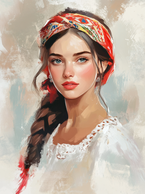 Portret de doamnă rusă