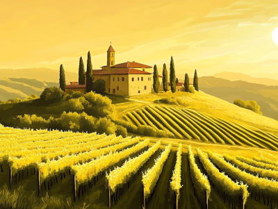 Răsăritul soarelui în Toscana, Chianti