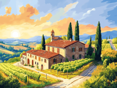 Toscana soarelui, Chianti, Vin