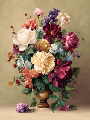 Buchet cu bujori de Rusalii – 25-621